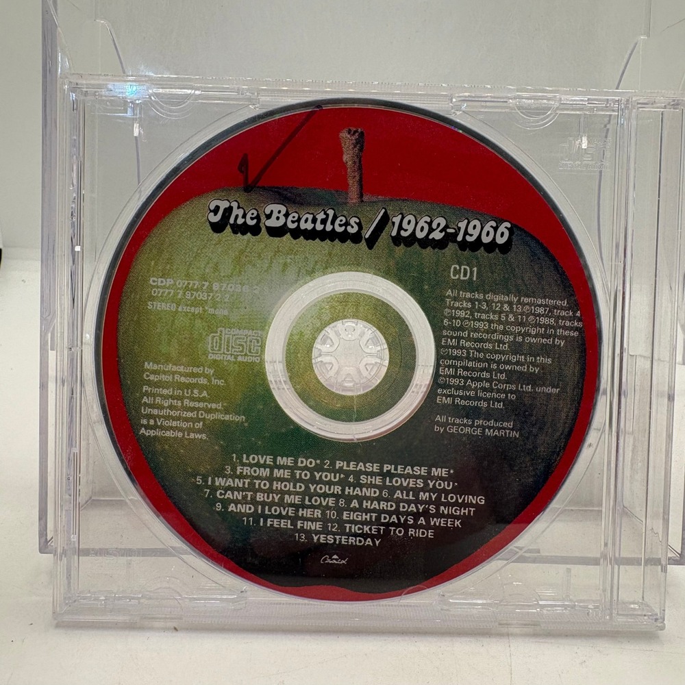 The Beatles 1962-1966 Red Album CD1 Greatest Hits CDP 0777 7 97036 2 3 Capitol